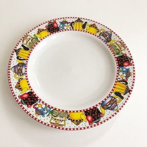 Sakura Afternoon Tea Mary Engelbreit Salad Dessert Bread Plate Replacement 8.25"